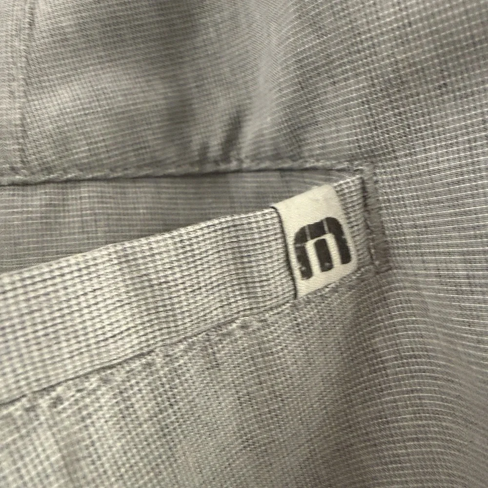 Travis Mathew Mens Beck Golf Performance Shorts Gray 36